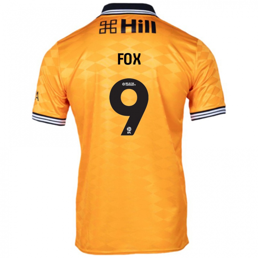 Niño Camiseta Ruth Fox #9 Naranja 1ª Equipación 2024/25 La Camisa México