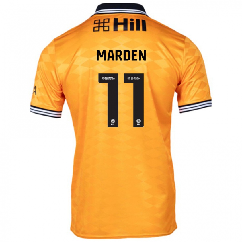 Niño Camiseta Ella Marden #11 Naranja 1ª Equipación 2024/25 La Camisa México