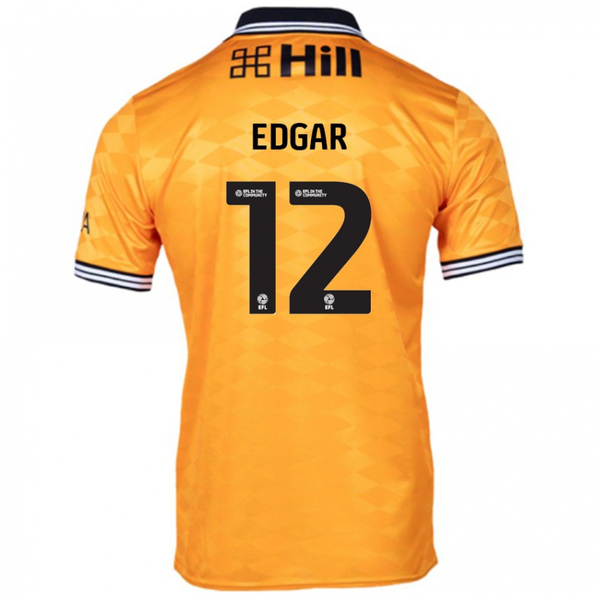 Niño Camiseta Sammy Edgar #12 Naranja 1ª Equipación 2024/25 La Camisa México