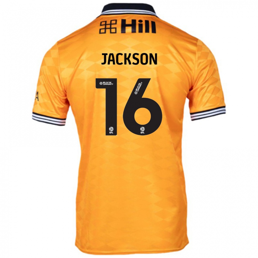 Niño Camiseta Abbie Jackson #16 Naranja 1ª Equipación 2024/25 La Camisa México