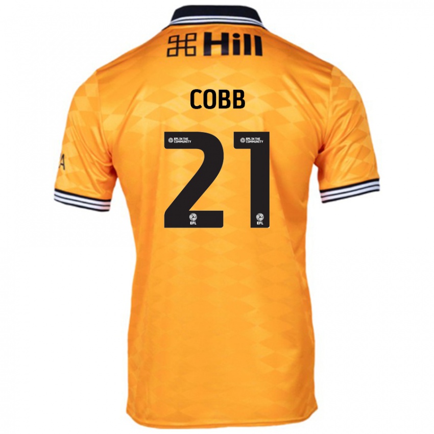 Niño Camiseta Serena Cobb #21 Naranja 1ª Equipación 2024/25 La Camisa México