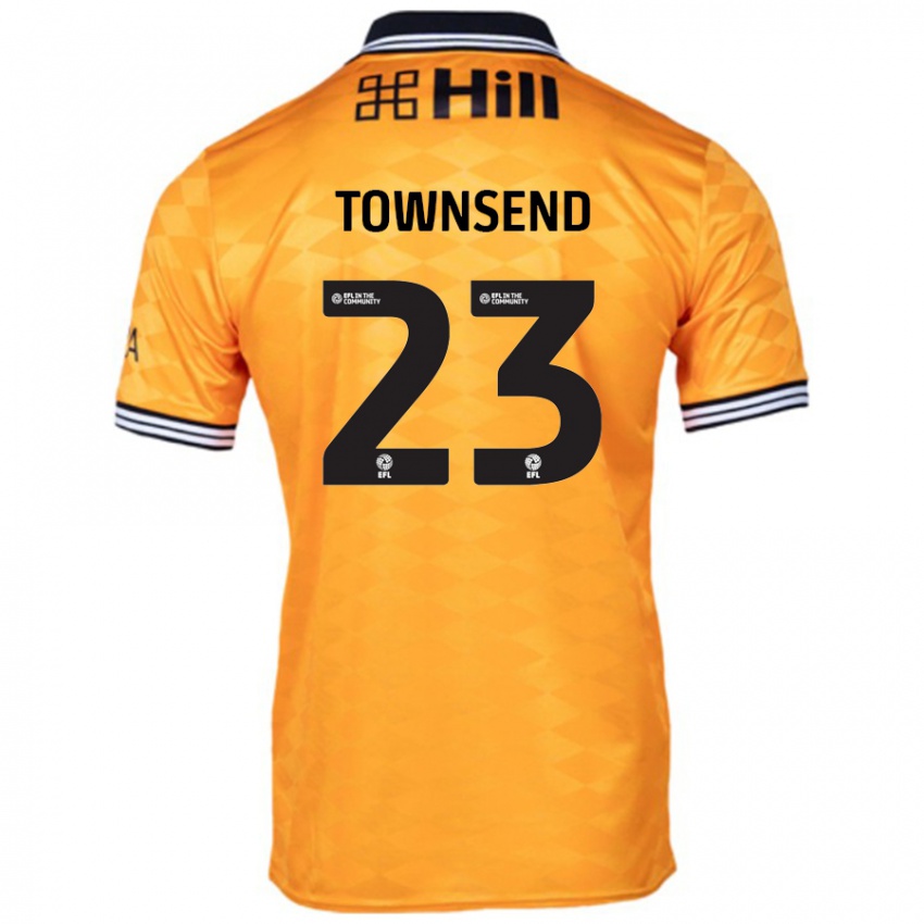 Niño Camiseta Eleanor Townsend #23 Naranja 1ª Equipación 2024/25 La Camisa México