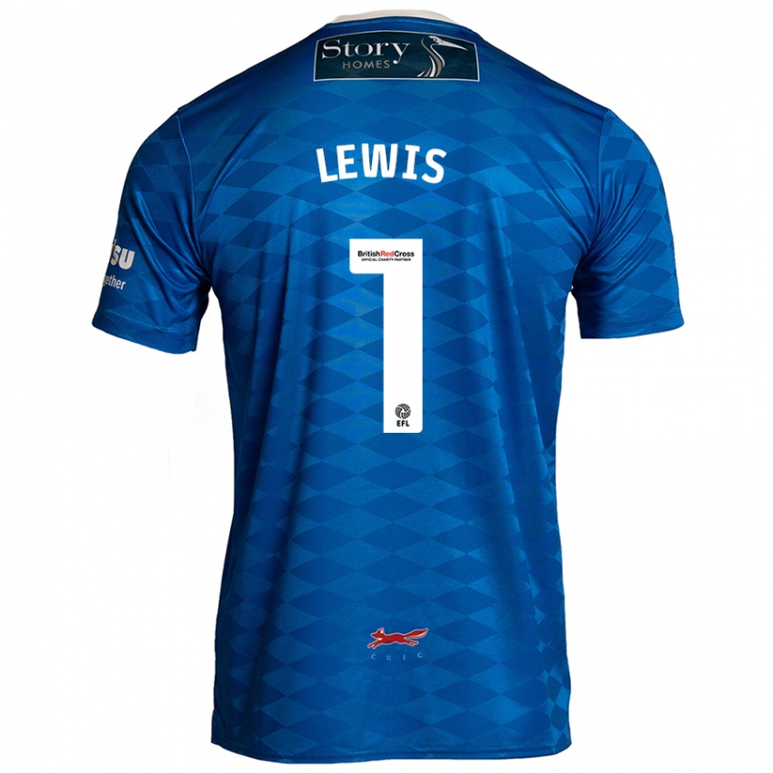 Niño Camiseta Harry Lewis #1 Azul 1ª Equipación 2024/25 La Camisa México