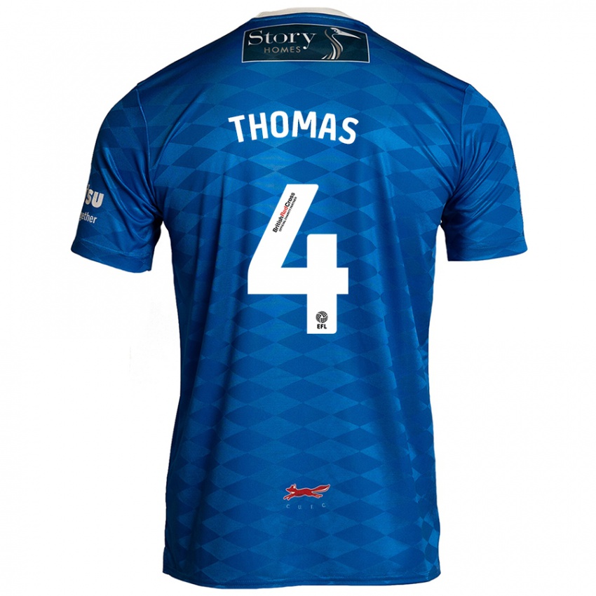 Niño Camiseta Terell Thomas #4 Azul 1ª Equipación 2024/25 La Camisa México