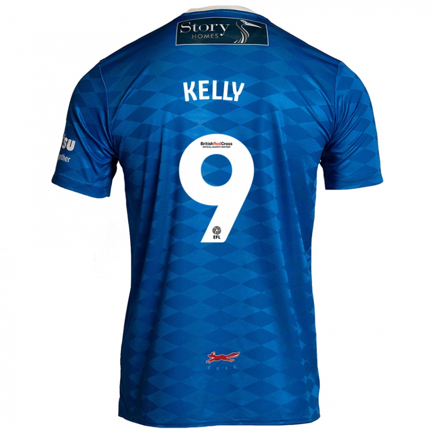 Niño Camiseta Georgie Kelly #9 Azul 1ª Equipación 2024/25 La Camisa México