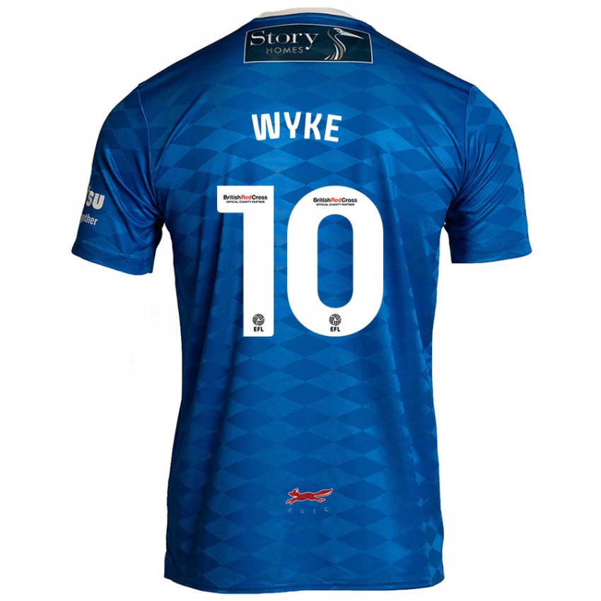 Niño Camiseta Charlie Wyke #10 Azul 1ª Equipación 2024/25 La Camisa México