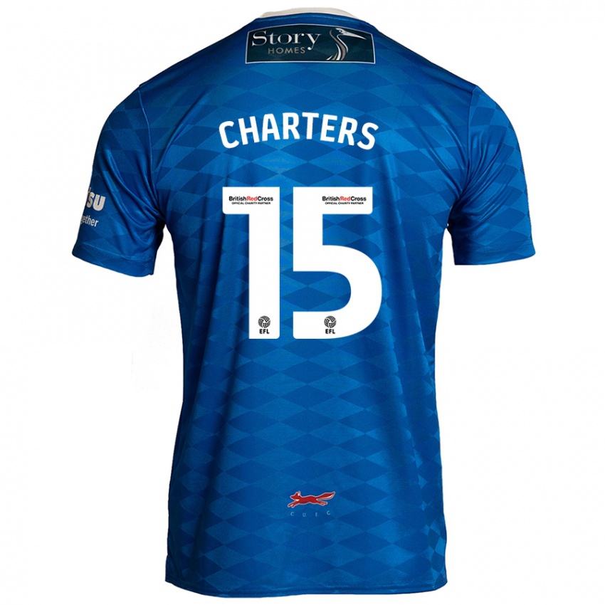 Niño Camiseta Taylor Charters #15 Azul 1ª Equipación 2024/25 La Camisa México