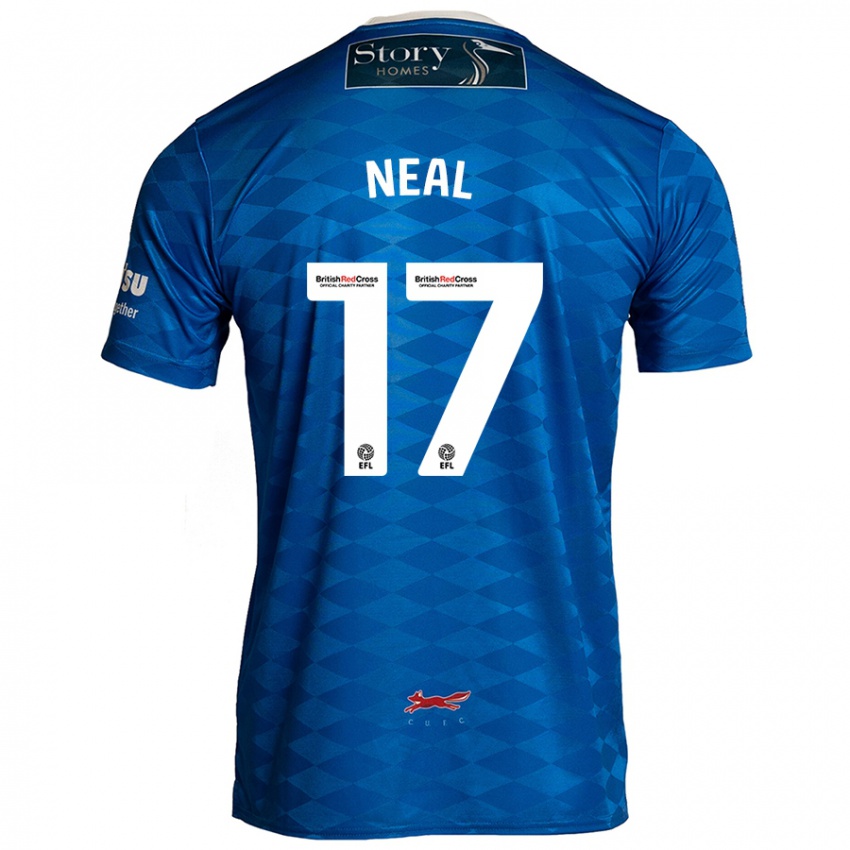 Niño Camiseta Harrison Neal #17 Azul 1ª Equipación 2024/25 La Camisa México