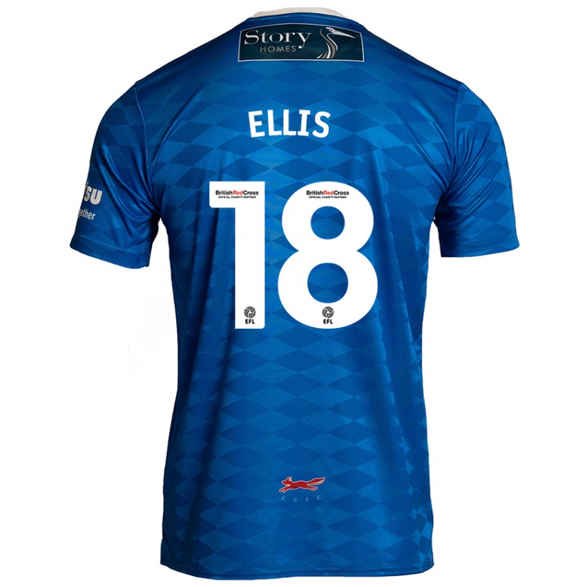 Niño Camiseta Jack Ellis #18 Azul 1ª Equipación 2024/25 La Camisa México