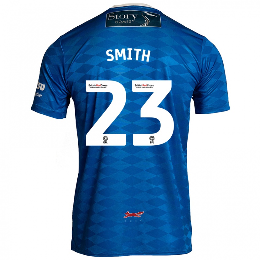 Niño Camiseta Jude Smith #23 Azul 1ª Equipación 2024/25 La Camisa México