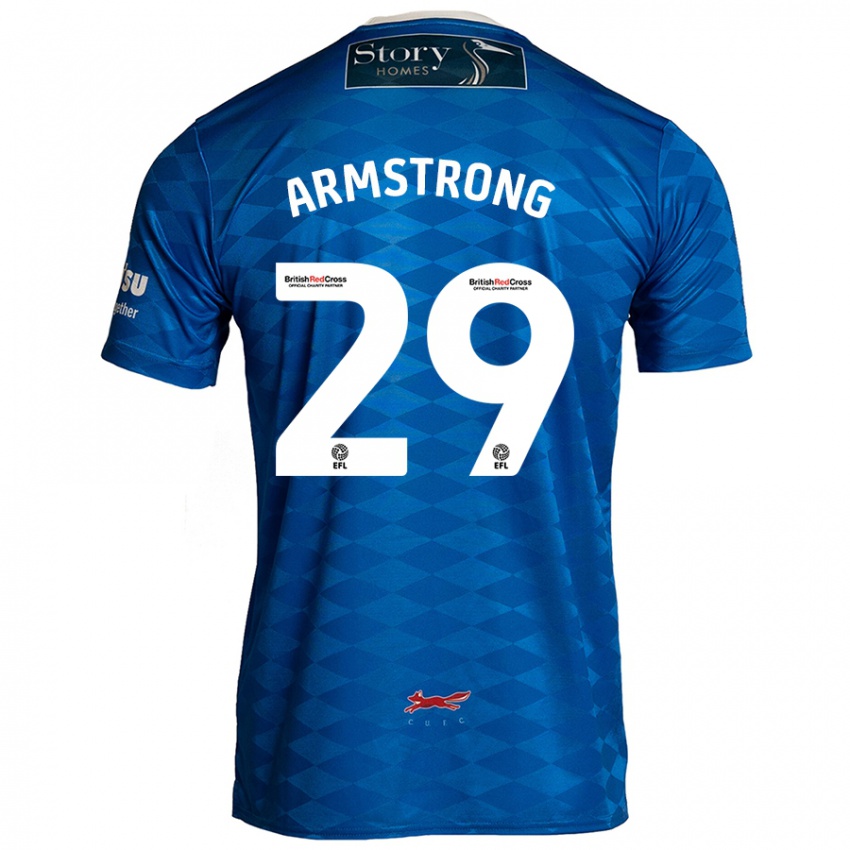 Niño Camiseta Luke Armstrong #29 Azul 1ª Equipación 2024/25 La Camisa México