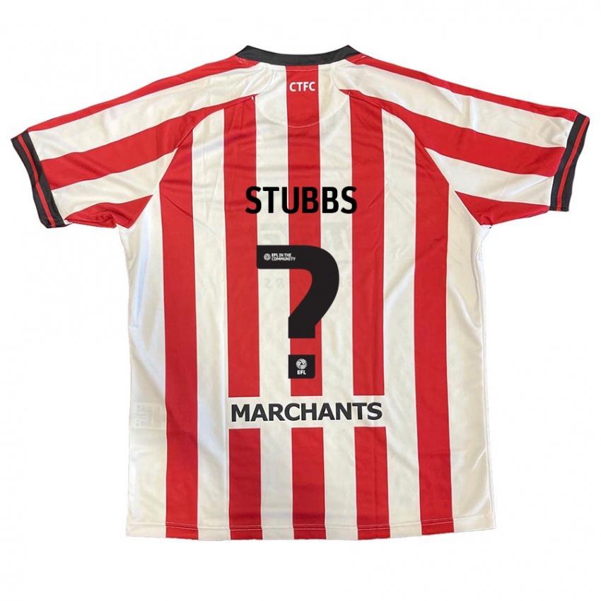 Niño Camiseta Sam Stubbs #0 Rojo Blanco 1ª Equipación 2024/25 La Camisa México