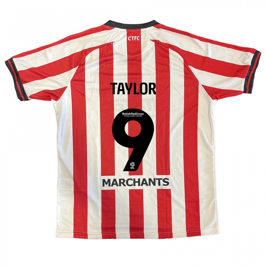 Niño Camiseta Matty Taylor #9 Rojo Blanco 1ª Equipación 2024/25 La Camisa México