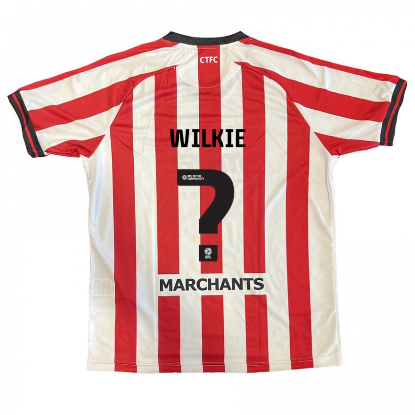 Niño Camiseta Alex Wilkie #0 Rojo Blanco 1ª Equipación 2024/25 La Camisa México