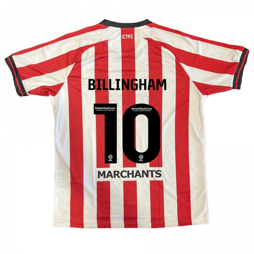 Niño Camiseta Lily Billingham #10 Rojo Blanco 1ª Equipación 2024/25 La Camisa México