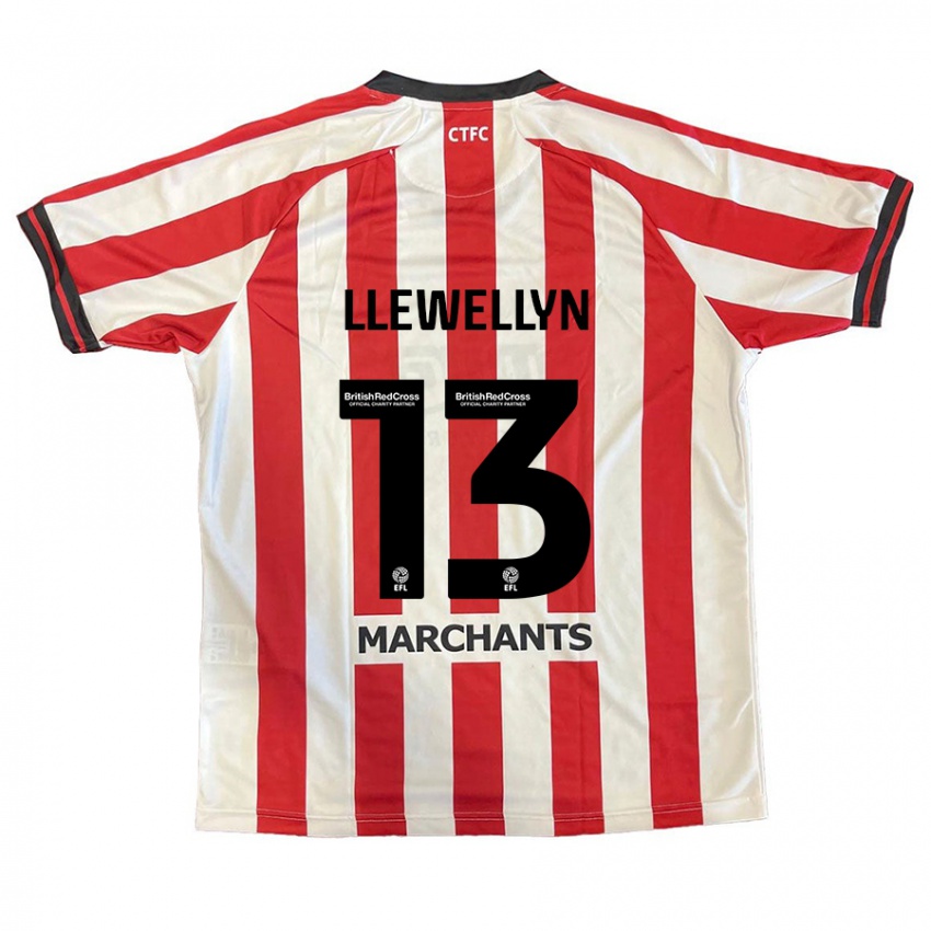 Niño Camiseta Ffion Llewellyn #13 Rojo Blanco 1ª Equipación 2024/25 La Camisa México