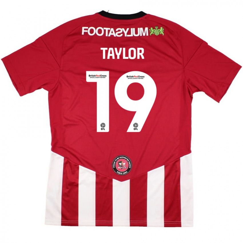 Niño Camiseta Mollie Taylor #19 Rojo Blanco 1ª Equipación 2024/25 La Camisa México