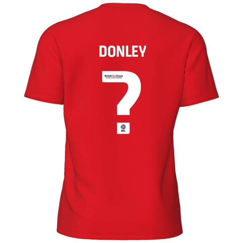 Niño Camiseta Jamie Donley #0 Rojo 1ª Equipación 2024/25 La Camisa México