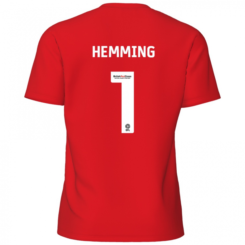 Niño Camiseta Zach Hemming #1 Rojo 1ª Equipación 2024/25 La Camisa México