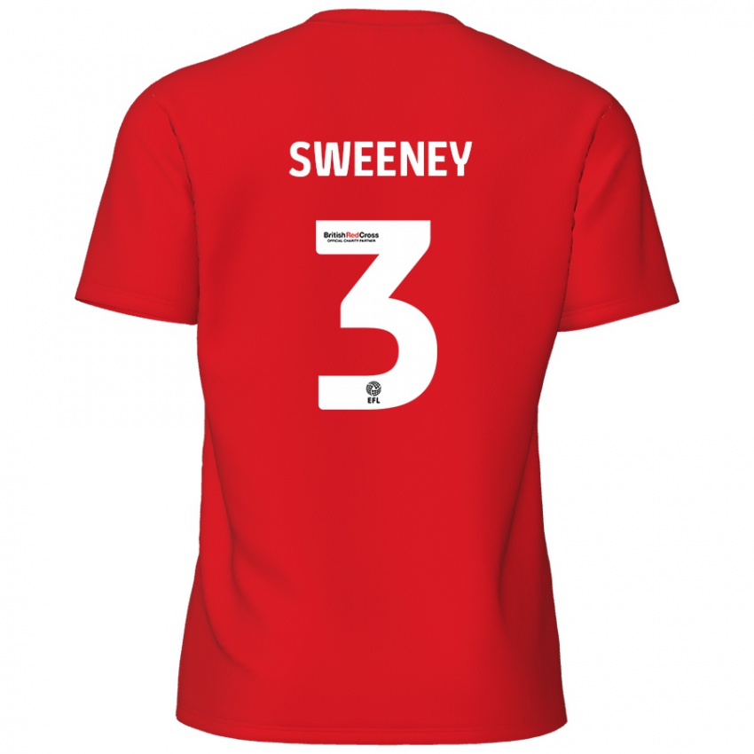 Niño Camiseta Jayden Sweeney #3 Rojo 1ª Equipación 2024/25 La Camisa México