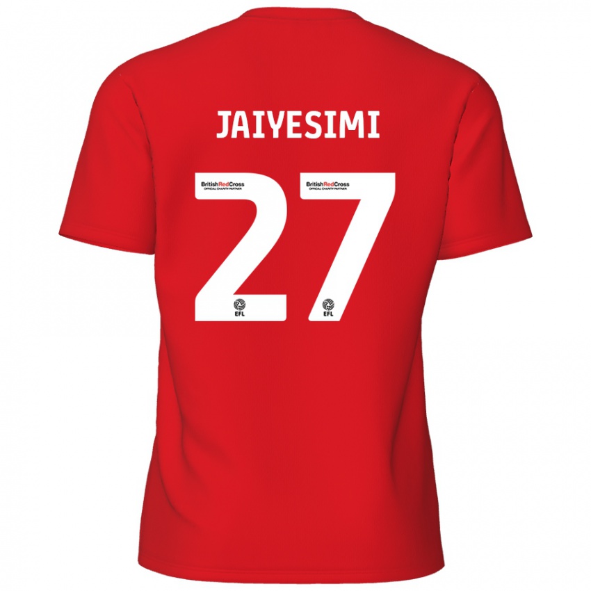 Niño Camiseta Diallang Jaiyesimi #27 Rojo 1ª Equipación 2024/25 La Camisa México