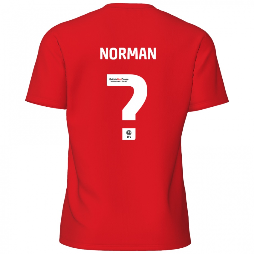 Niño Camiseta Freddie Norman #0 Rojo 1ª Equipación 2024/25 La Camisa México