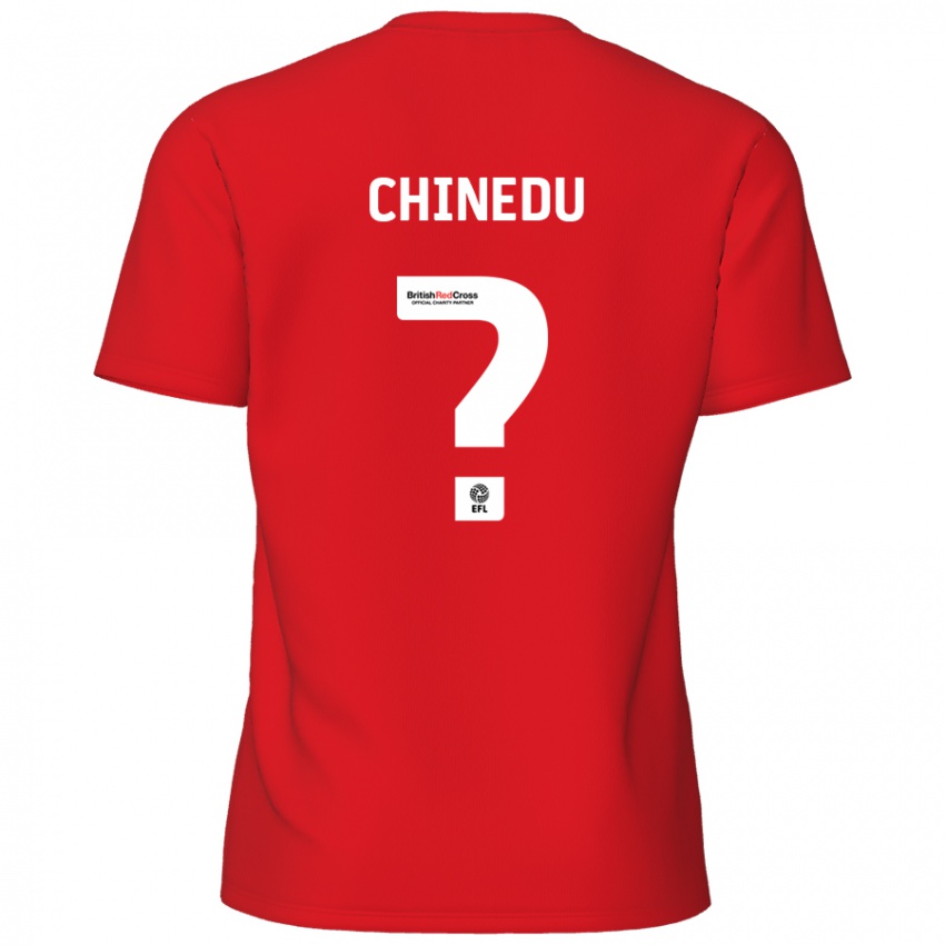 Niño Camiseta Phillip Chinedu #0 Rojo 1ª Equipación 2024/25 La Camisa México