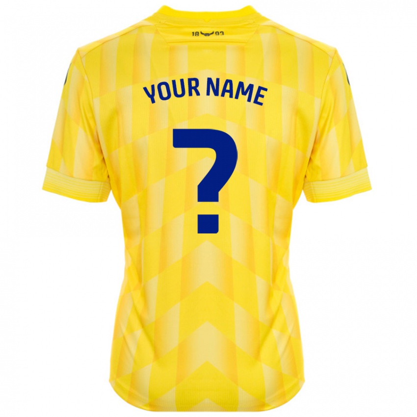 Niño Camiseta Su Nombre #0 Amarillo 1ª Equipación 2024/25 La Camisa México