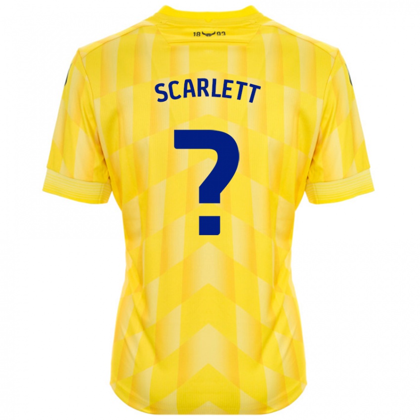 Niño Camiseta Dane Scarlett #0 Amarillo 1ª Equipación 2024/25 La Camisa México