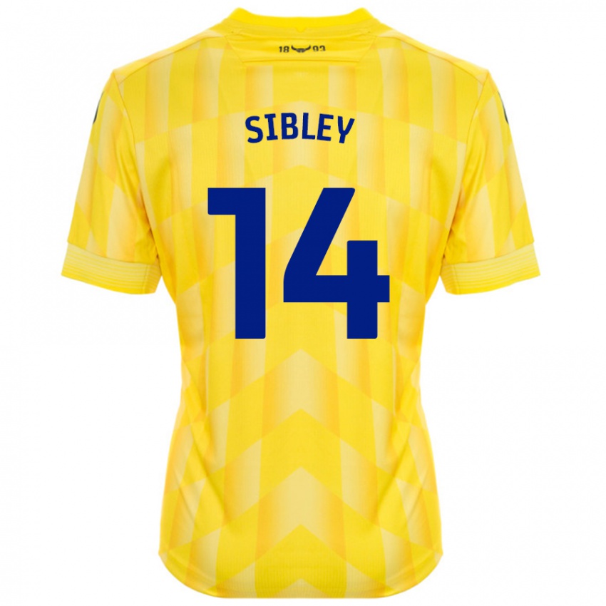 Niño Camiseta Louie Sibley #14 Amarillo 1ª Equipación 2024/25 La Camisa México