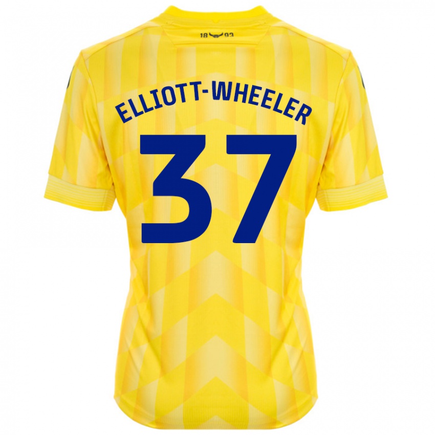 Niño Camiseta Aidan Elliott-Wheeler #37 Amarillo 1ª Equipación 2024/25 La Camisa México