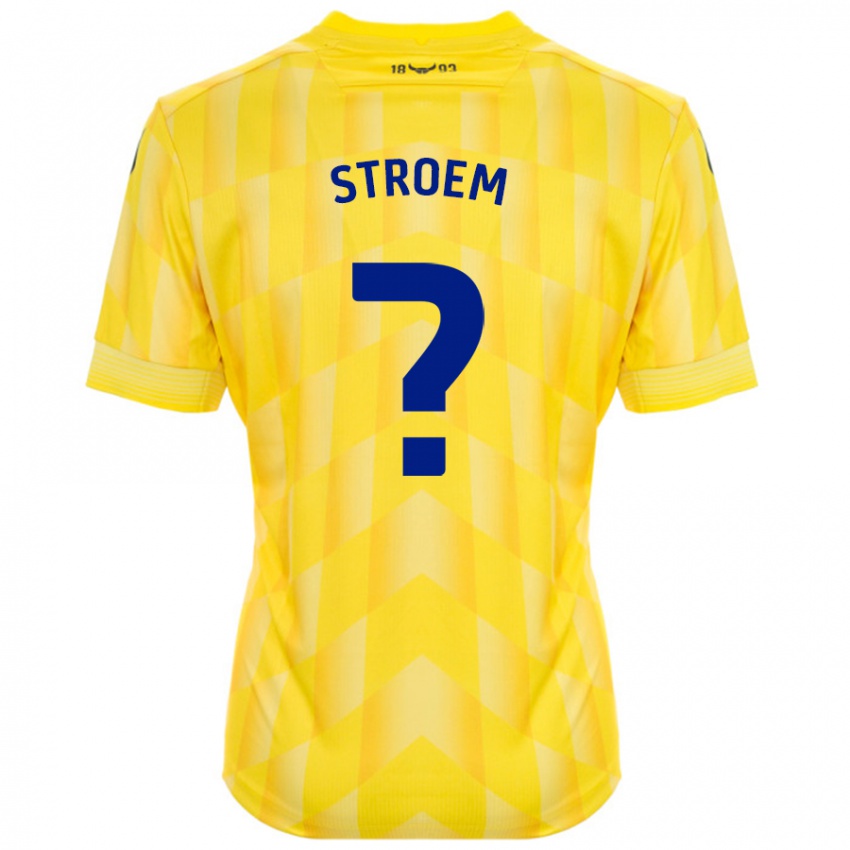 Niño Camiseta Lena Stroem #0 Amarillo 1ª Equipación 2024/25 La Camisa México