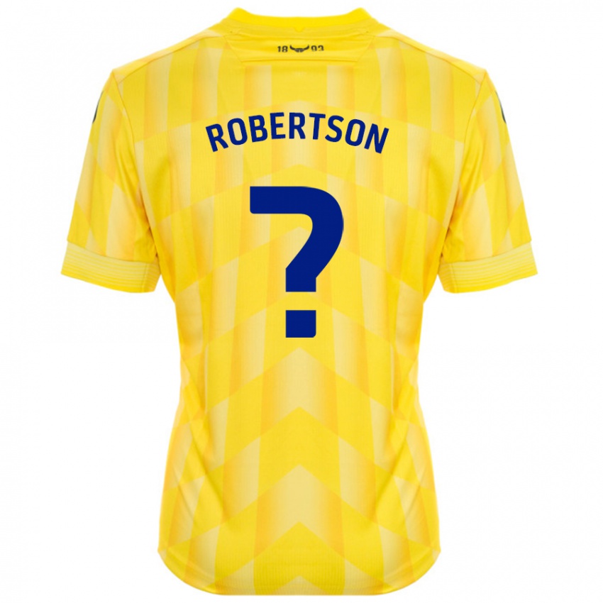 Niño Camiseta Maddie Robertson #0 Amarillo 1ª Equipación 2024/25 La Camisa México