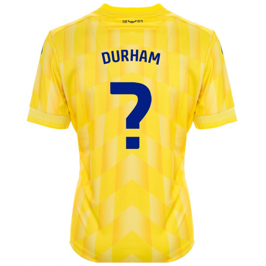 Niño Camiseta Lucy Durham #0 Amarillo 1ª Equipación 2024/25 La Camisa México