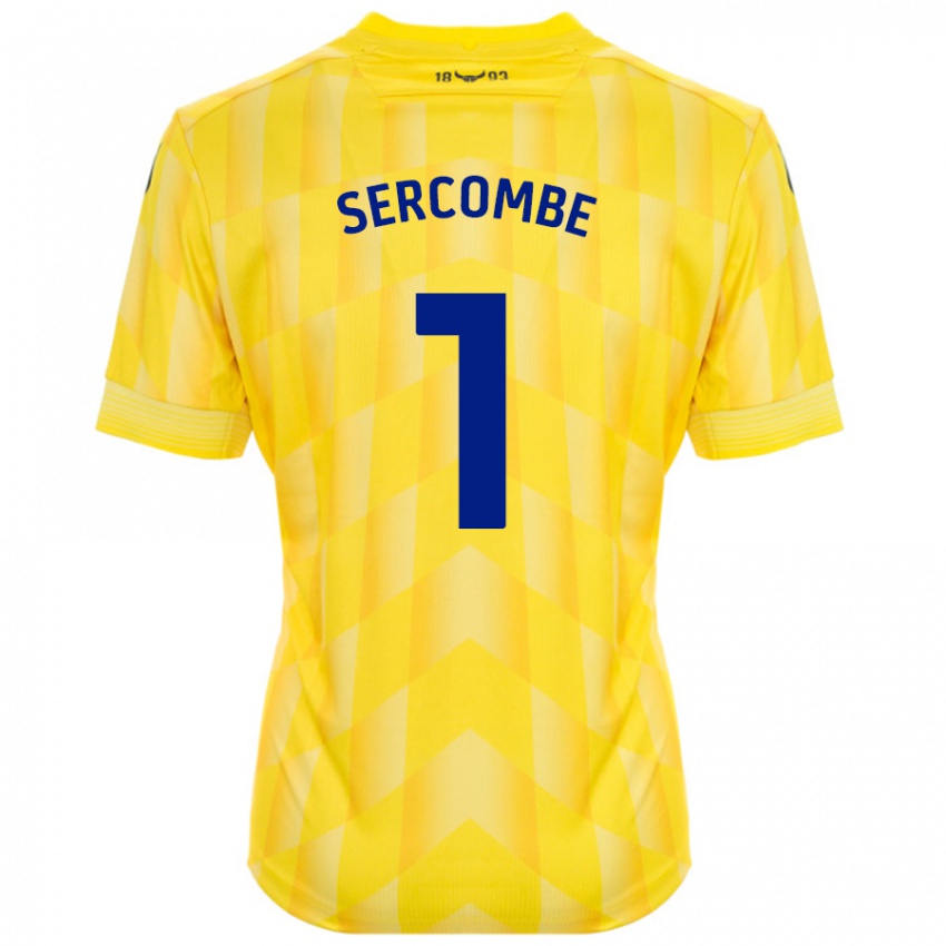 Niño Camiseta Paris Sercombe #1 Amarillo 1ª Equipación 2024/25 La Camisa México