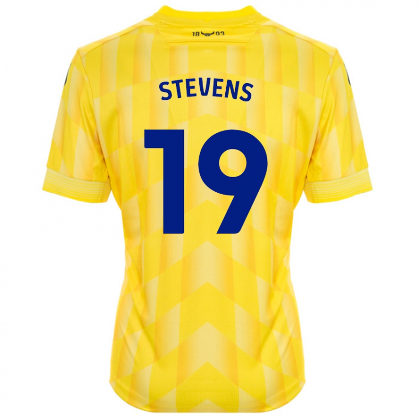 Niño Camiseta Lily Stevens #19 Amarillo 1ª Equipación 2024/25 La Camisa México