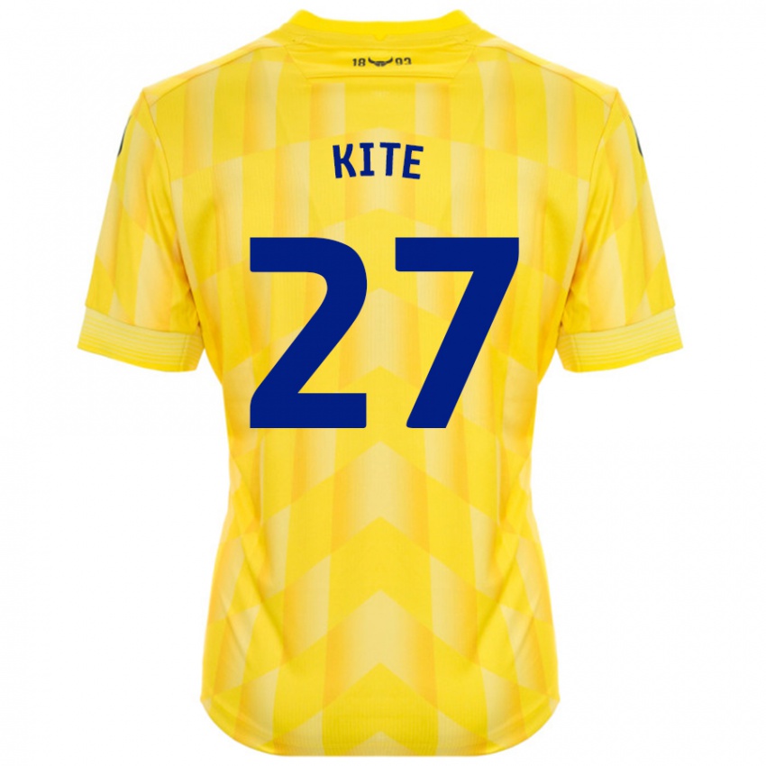 Niño Camiseta Rose Kite #27 Amarillo 1ª Equipación 2024/25 La Camisa México