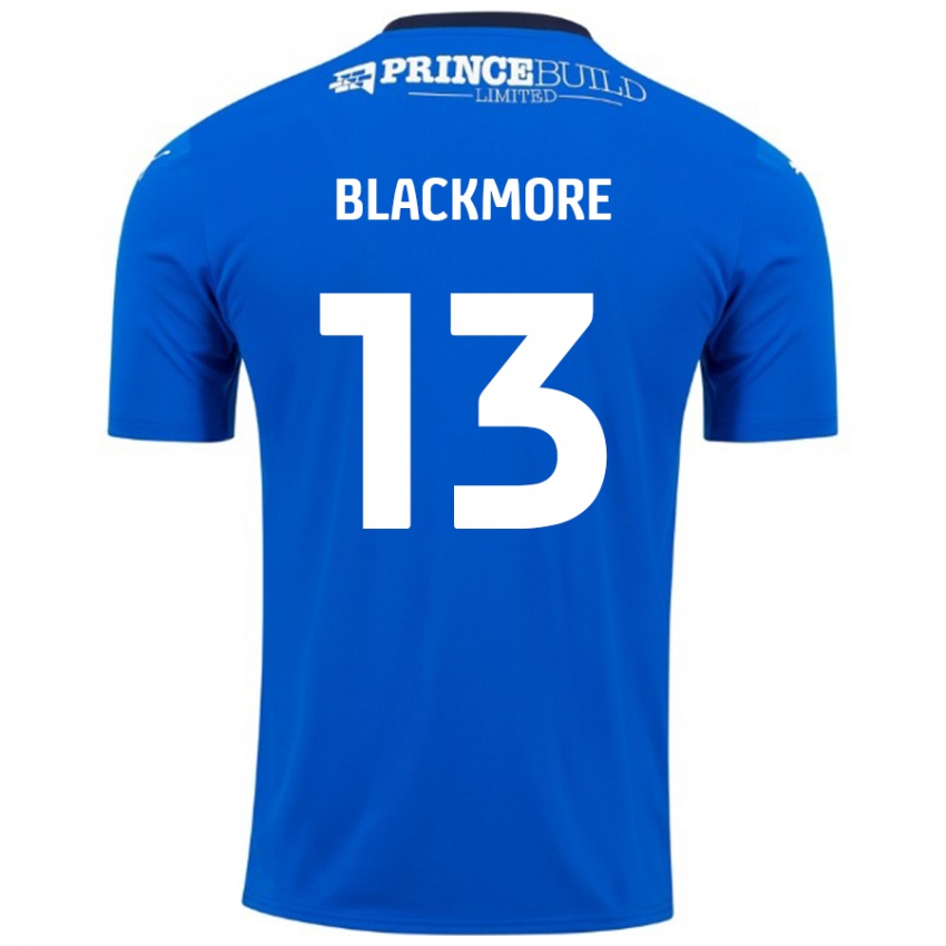 Niño Camiseta Will Blackmore #13 Azul Blanco 1ª Equipación 2024/25 La Camisa México