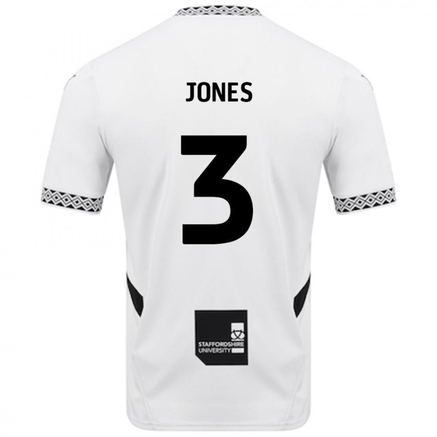 Niño Camiseta Dan Jones #3 Blanco 1ª Equipación 2024/25 La Camisa México