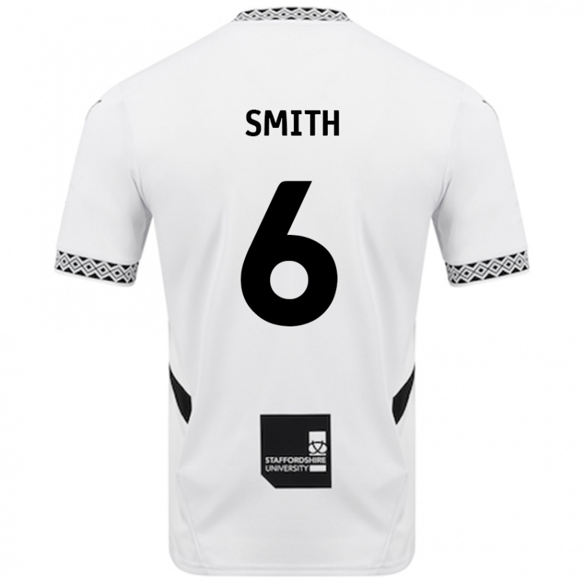 Niño Camiseta Nathan Smith #6 Blanco 1ª Equipación 2024/25 La Camisa México