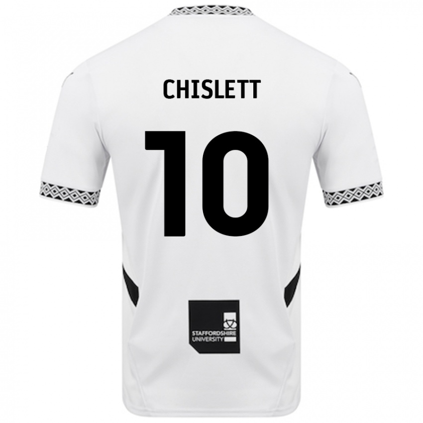 Niño Camiseta Ethan Chislett #10 Blanco 1ª Equipación 2024/25 La Camisa México