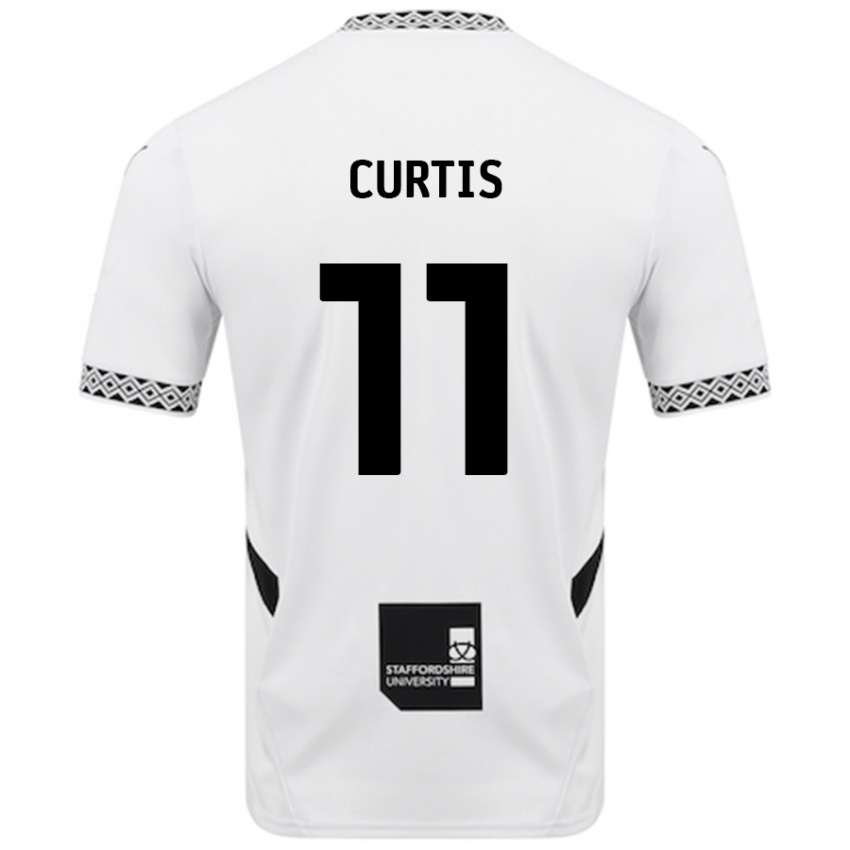 Niño Camiseta Ronan Curtis #11 Blanco 1ª Equipación 2024/25 La Camisa México