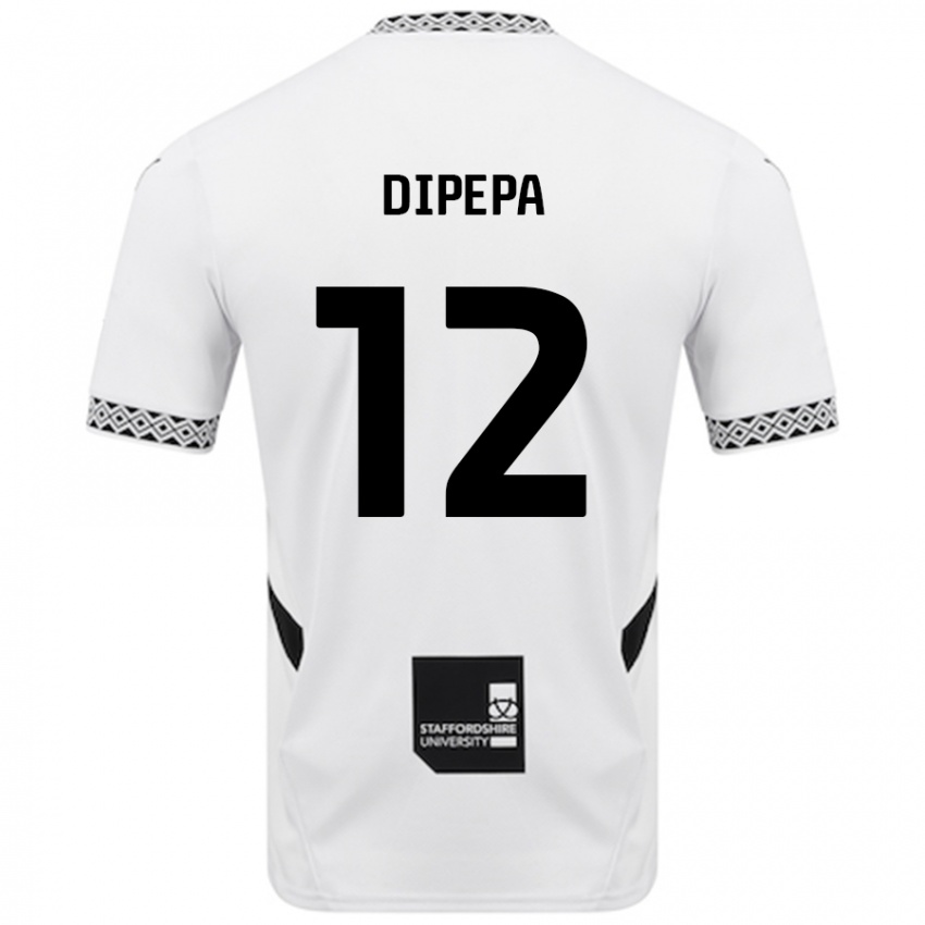 Niño Camiseta Baylee Dipepa #12 Blanco 1ª Equipación 2024/25 La Camisa México