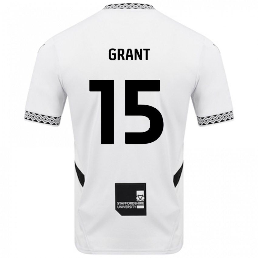 Niño Camiseta Conor Grant #15 Blanco 1ª Equipación 2024/25 La Camisa México