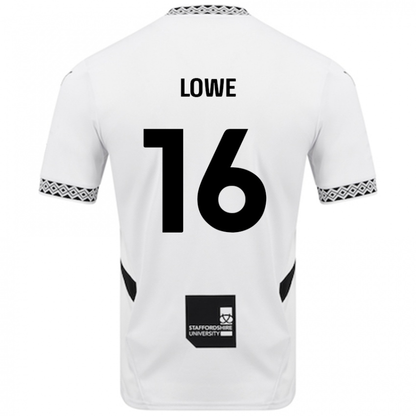 Niño Camiseta Jason Lowe #16 Blanco 1ª Equipación 2024/25 La Camisa México