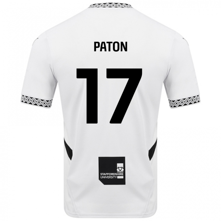 Niño Camiseta Ruari Paton #17 Blanco 1ª Equipación 2024/25 La Camisa México