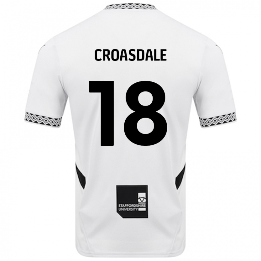 Niño Camiseta Ryan Croasdale #18 Blanco 1ª Equipación 2024/25 La Camisa México