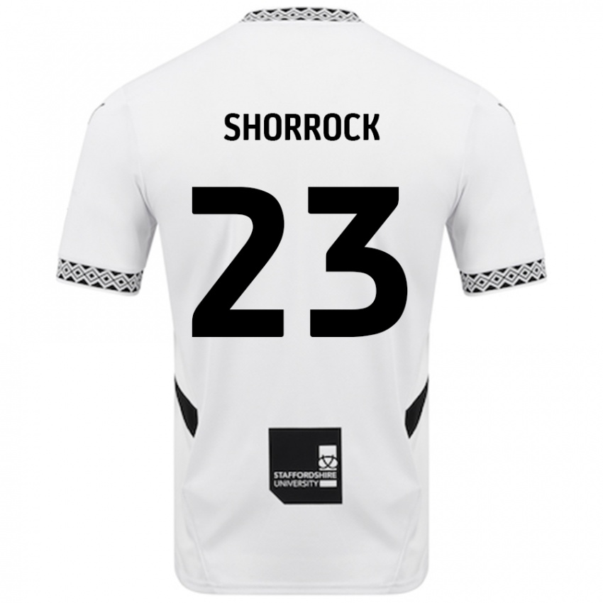 Niño Camiseta Jack Shorrock #23 Blanco 1ª Equipación 2024/25 La Camisa México