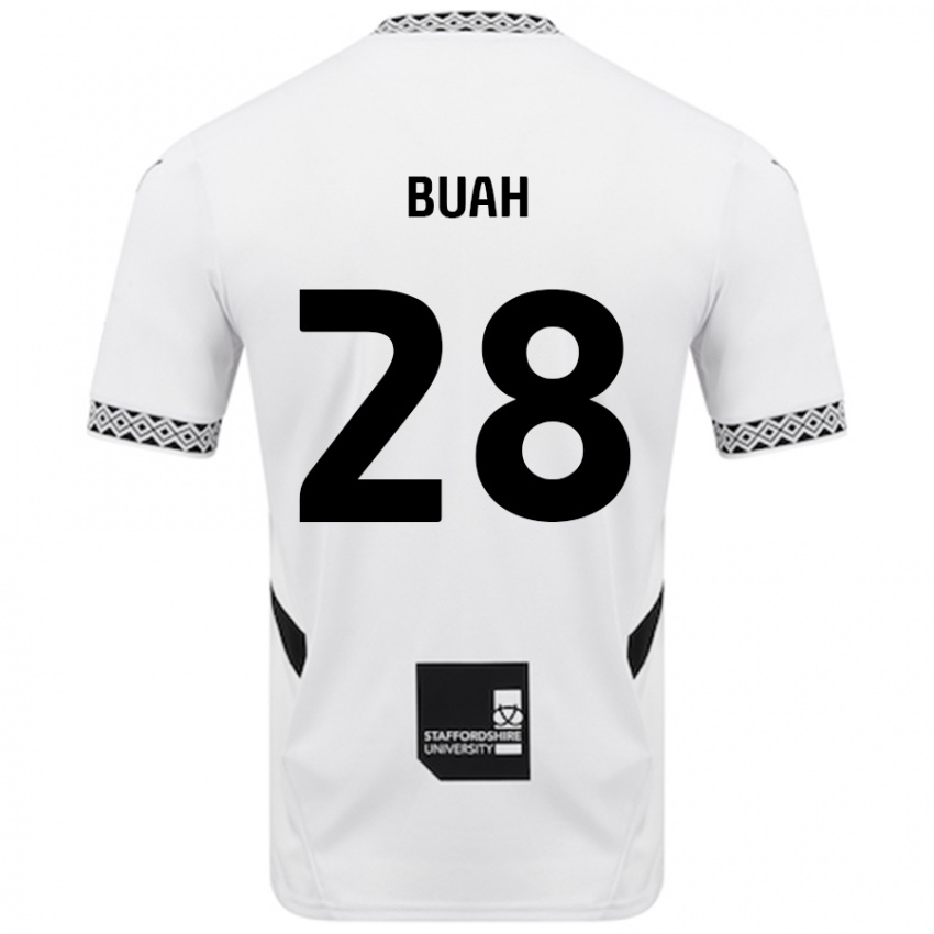 Niño Camiseta Andrew Buah #28 Blanco 1ª Equipación 2024/25 La Camisa México