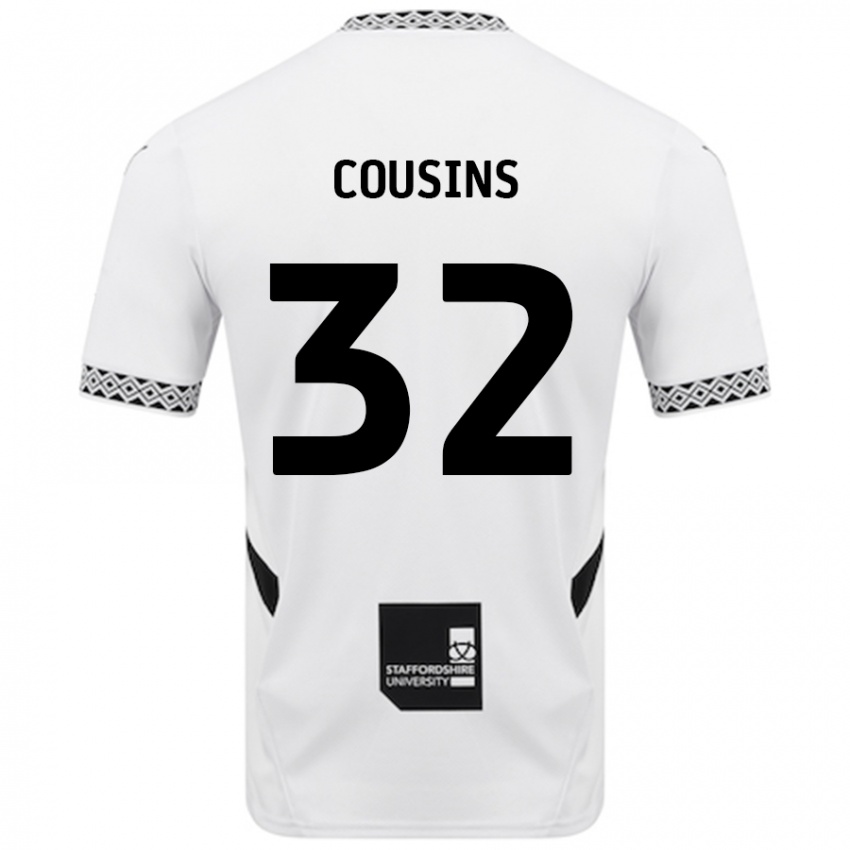 Niño Camiseta Logan Cousins #32 Blanco 1ª Equipación 2024/25 La Camisa México